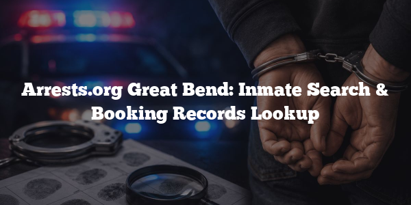 Arrests.org Great Bend: Inmate Search & Booking Records Lookup